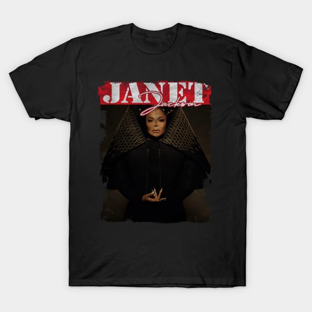 TEXTURE ART- JANET JACKSON T-Shirt by ZiziVintage